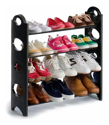 Organizador De Zapatos 4 Pisos Shoe Rack Para 12 Pares