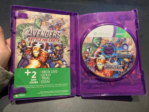 Marvel The Avengers Battle For Earth Xbox 360 Kinect (Usado)