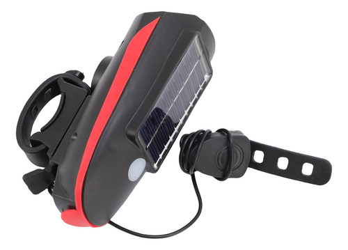 Faro Delantero Solar Para Bicicleta, 3 Modos, Resistente Al