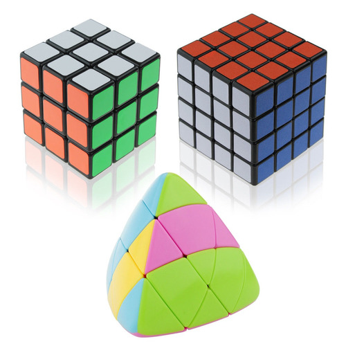 Rompecabezas De Velocidad Cubo Mágico 3 X 3 4 X 4 Pyramorphi