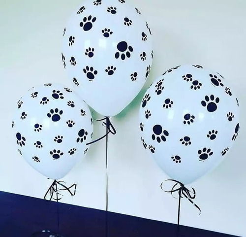 Imagen 7 de 7 de Pack De 35 Globos De Paw Patrol Incluye Numero Gigante