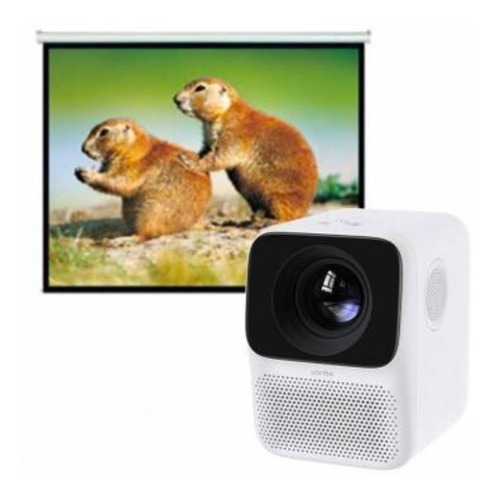 Projetor compacto Xiaomi Wanbo T2 Max + tela 108