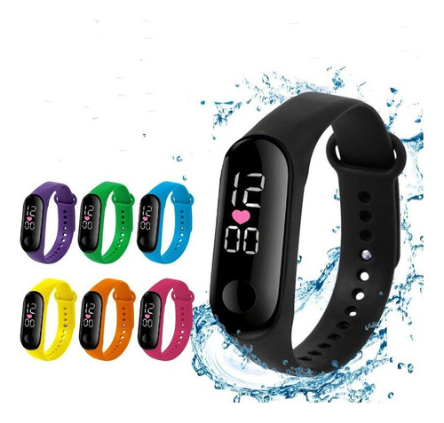 Reloj Led Digital Táctil Unisex Mayoreo De 24 Piezas