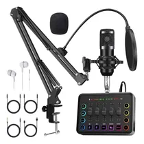 Comprar Paquete De Equipos De Podcast F9, Estudio De Grabación De De