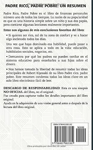 Resumen Padre Rico, Padre Pobre: Analisis Y Revisio, de Publishing, Businessrep. Editorial Independently Published en español
