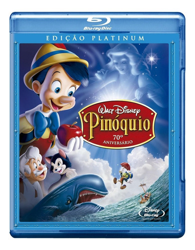 Pinóquio - Blu-ray - Obra-prima Lendária De Walt Disney