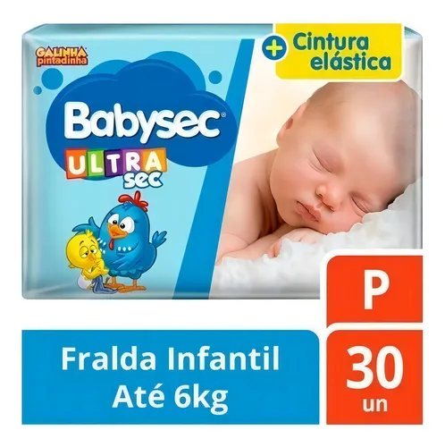 comprar Fraldas Babysec Ultrasec P x 30 unidades