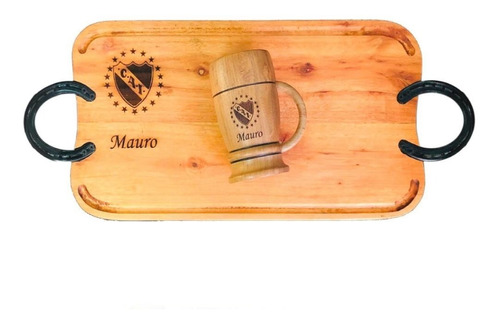 Kit Tabla Asado Y Chop  Personalizado 