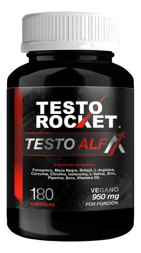 comprar TESTO ALFA | Vitaminas para HOMBRES | Precursor Testosterona | 12 Ingredientes Potenciados Fenogreco, Maca Negra, Shilajit, L Arginina, Boro, Curcuma, Citrulina | Testosterone | 180 Cápsulas