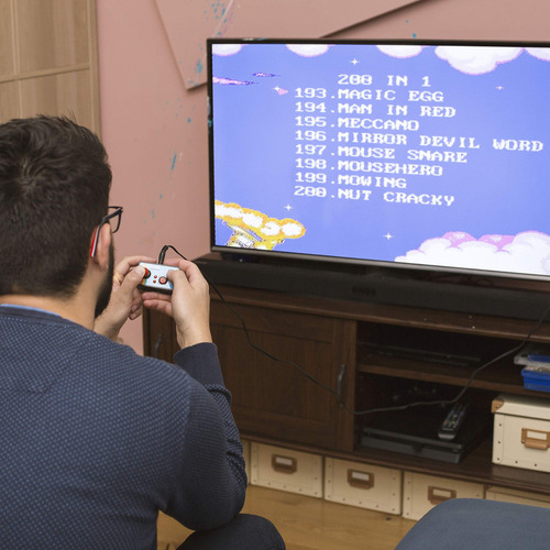 Controlador De Juegos Retro 200 Con Cables Rca