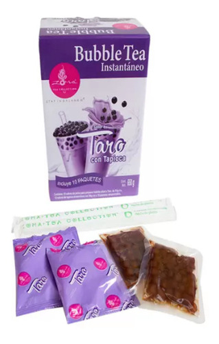 Tea Instantáneo Bubblea Tea Sabor Taro 650g Zoma Tea Collect