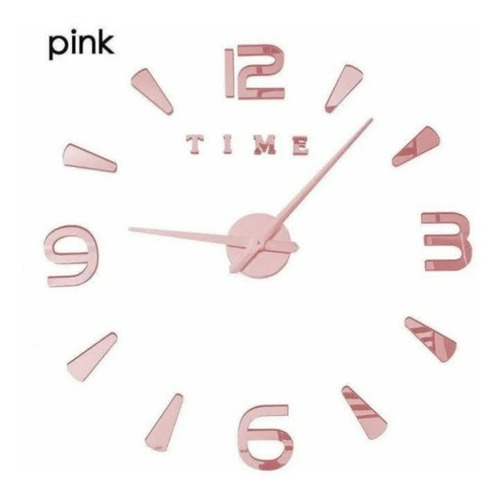 Reloj Adhesivo 3d 100 X 100 Cm