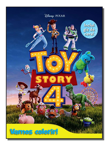 Libro Vamos Colorir Toy Story 4 De Disney Dcl