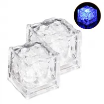 Comprar 2 Cubos De Hielo Luz Led Multicolor P\u002F Fiestas Eventos Rumba