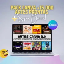 Comprar Pack Canva 2.0 +15.000 Artes Editáveis Redes Sociais + Bônus