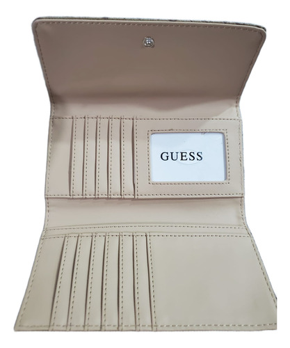 Billetera Monedero Cartera Tarjetero Wallet Dama Mujer Guess