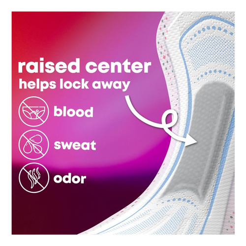 U Por Kotex Balance Almohadillas Ultra Delgadas Con Alas, 50