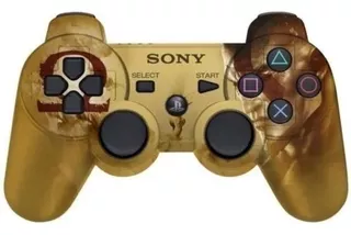 Controle Joystick Ps3 God Of War + Cabo Carregador