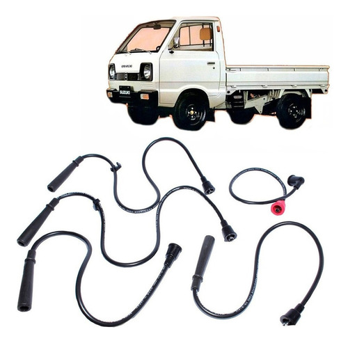 Juego Cable Bujía Para Suzuki Pickup St90 1978 1985