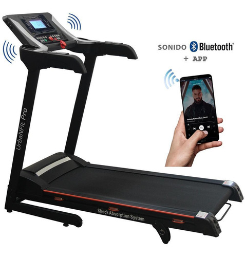 Caminadora Electrica Profesional 2.5hp Plegable Bluetooth In
