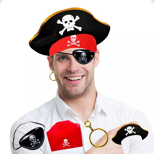 Parche Pirata.Complementos Pirata - Disfraces Teular