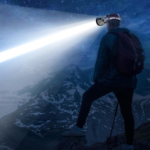 Luz De Pesca, Led Linterna De Cabeza Portátil For Acampar