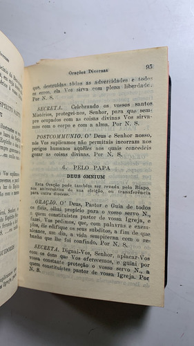 Meu Livro De Missa Manual De Piedade Para Uso De Estudantes (Usado)