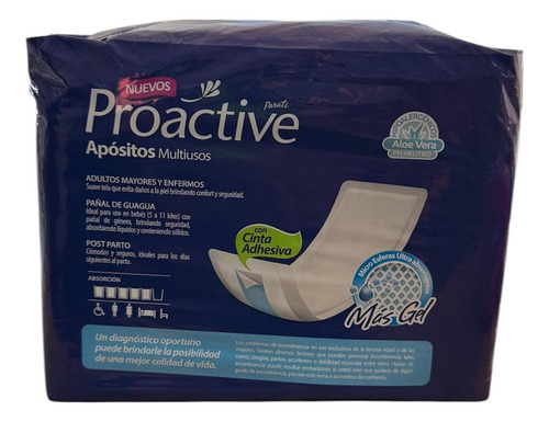 Apositos Parati Proactive Con Adhesivos 20 Unidades
