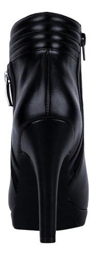Bota Botin Plataforma Tacon Vestir Mujer Yaeli 300 977426