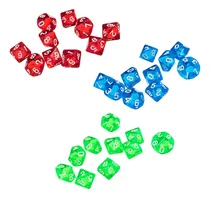 Comprar 30x Dados D10 De Diez Caras Para Dnd Mtg Rpg Juego