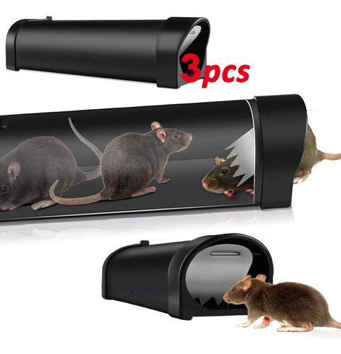 Trampas Para Ratas Ratones Efectivas Automática 3pcs