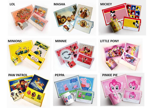 Set De Jardin Personalizado - 4 Piezas - Minnie 2 Rosa