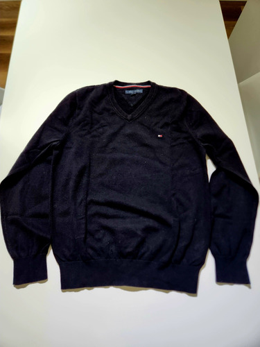 Sweater Negro Tommy Hilfiger Original Importado Usa Small 