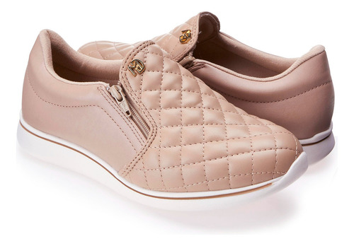 Tênis Feminino Casual Detalhe Zíper Modare