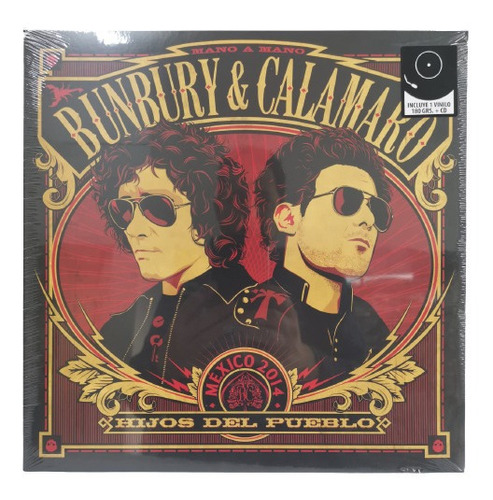 Bunbury & Calamaro Hijos Del Pueblo Mano A Mano Vinilo Nuevo