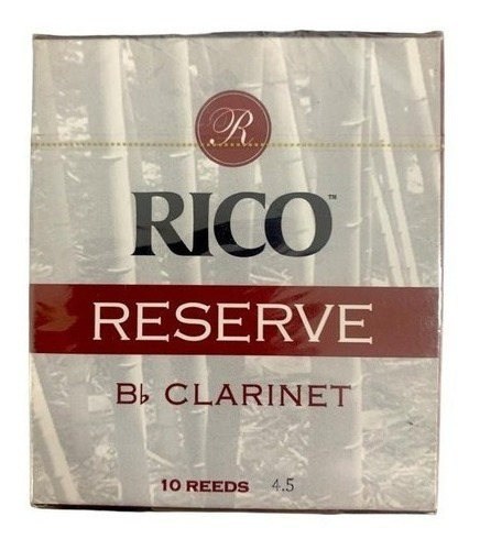Palheta Rico Royal 1035 Clarinete 3,5 Reserve Cx 10 Un 00627