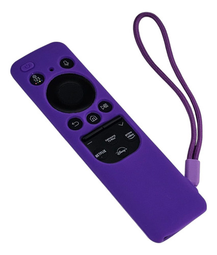 Funda De Silicón Para Control Remoto Samsung Solar Morado