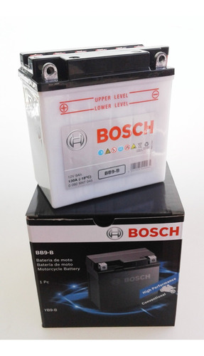 Bateria Bosch Moto Con Acido 12v 9ah (135x75x139) Yb9-b