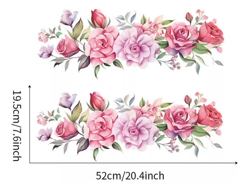 Decoração De Adesivos De Parede De Flores Para Casa