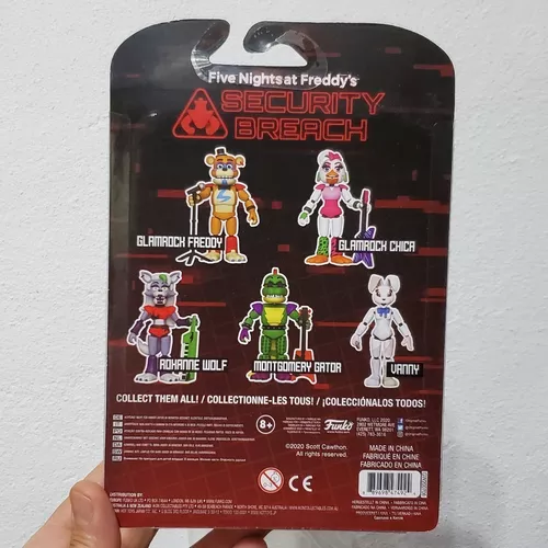 Cartelado Five Nights at Freddy's Security Breach C/5 personagens