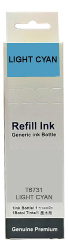Kit 6 Tintas Premium Refill Para T673 L800 L805 L810 L850