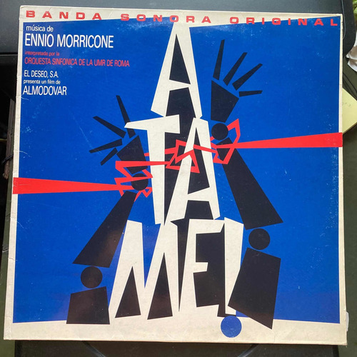 Atame! Maestro Ennio Morricone Disco Vinil Lp Acetato