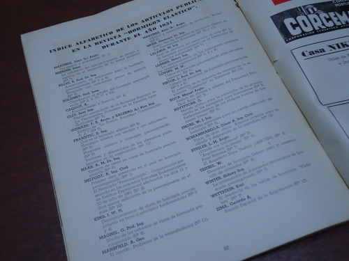 Lote De Revistas Hormigón Elástico 1951/1952 (13 Revistas) (Usado)