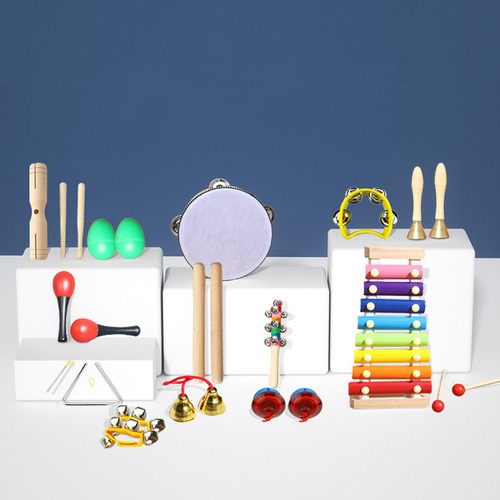 Juego De 20 Instrumentos Musicales Para Niños, Instrumentos