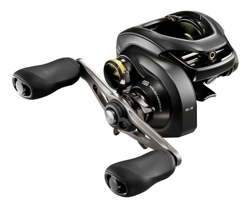 Carrete/reel Curado K 200 Shimano Hg Derecho Color Negro