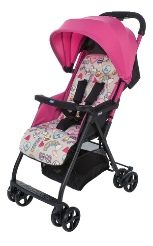 Cochecito de paseo Chicco Juvenile OHlalà 2 unicorn con chasis color negro