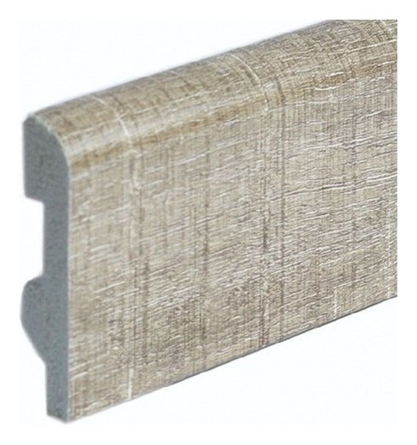 Zocalo Pvc Simil Madera Curvo 7cm Castaño X Tira 2,45ml