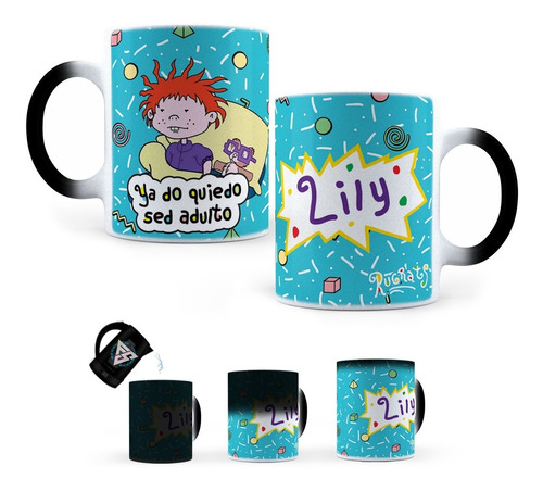 Taza Mágica Carlitos - Ya No Quiero Ser Adulto Personalizada