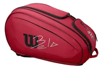 Comprar Bolso Paletero Wilson Bela Super Tour Padel Bag Rojo Premium Con Compartimiento Isotérmico Capacidad Hasta 6 Paletas \u002F Palas Fernando Belasteguin