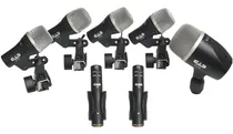 Comprar Cad Audio Stage7 Premium Paquete De Micrófonos Para De De 7 Color Negro